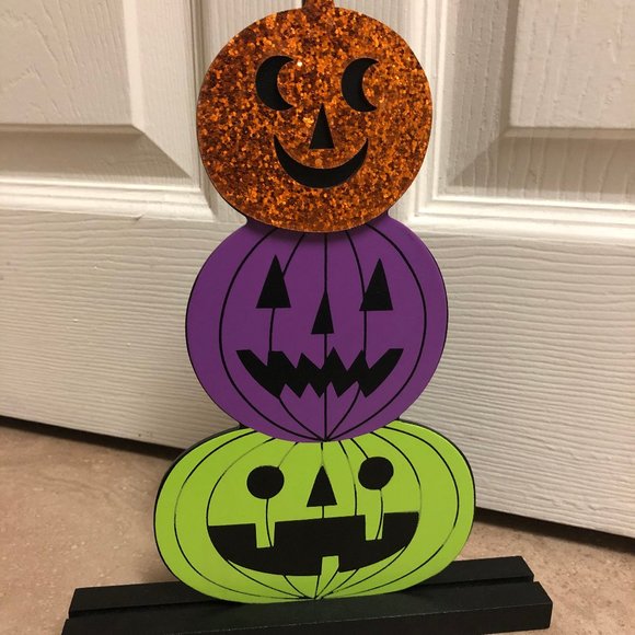 Pumpkin Halloween Sign - Picture 1 of 3